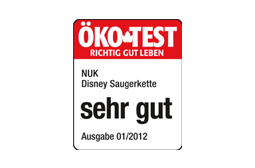 Deutschland 2012: Sehr gut – NUK Disney Saugerkette
