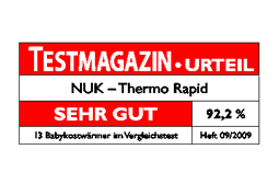 Deutschland 2009: Sehr gut – NUK Babykostwärmer Thermo Rapid