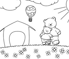 NUK colouring page