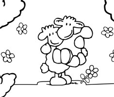 NUK colouring page