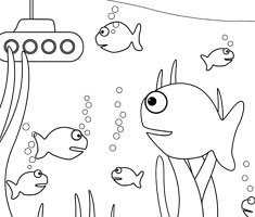 NUK colouring page