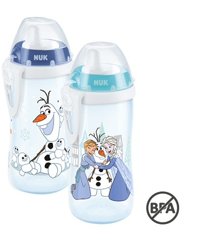 ab 12 Monate NUK Disney Frozen Kiddy Cup mit harter Trinktülle auslaufsicher 300ml Elsa 1 Stück BPA-frei