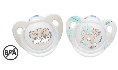 NUK Disney König der Löwen Trendline Silikon-Schnuller, BPA frei