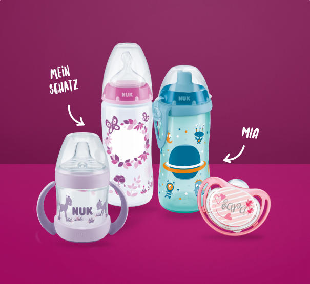 NUK SET DE 2 CHUPUPETES SIGNATURE 18-36 MESES AZUL - Red Farma Shop