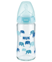 NUK First Choice Plus Glas-Babyflasche mit Temperature Control