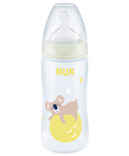 NUK First Choice Plus Night Babyflasche mit Leuchteffekt und Temperature Control
