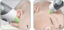 NUK Baby Thermometer Messung NUK Baby Thermometer Messung